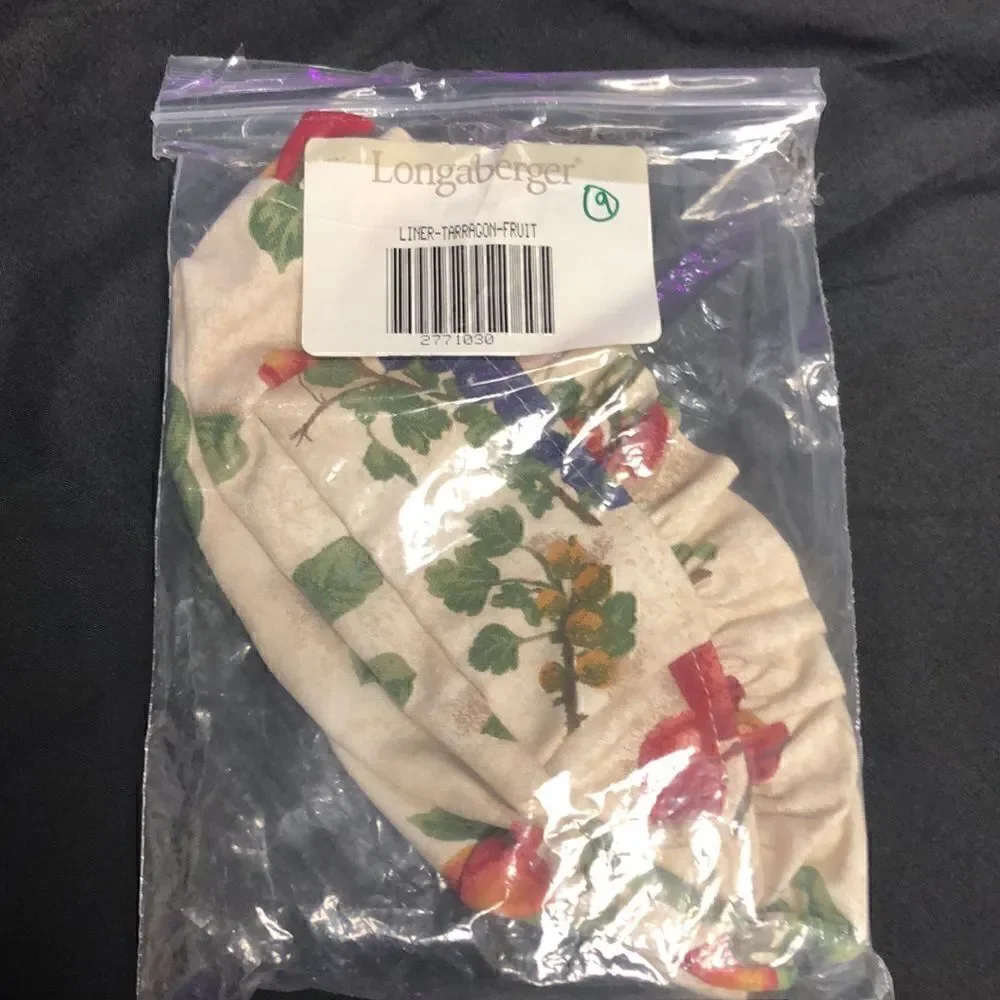 Longaberger Fruit Medley liner Tarragon